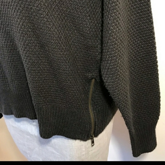 Silence+Noise Cropped Sweater Green Small - Picture 5 of 7